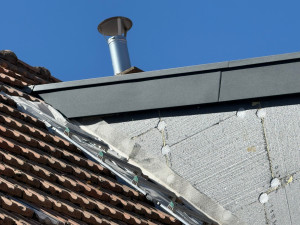 Photo de galerie - Habillage de rive en alu 