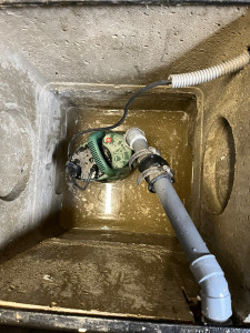 Photo de galerie - Installation pompe de relevage