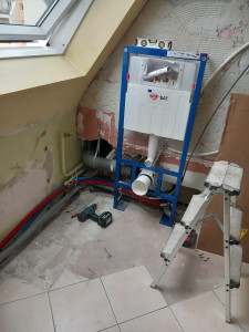 Photo de galerie - Pose wc suspendu