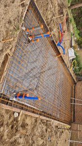 Photo de galerie - Réalisation d'un radier bêche pour un agrandissement