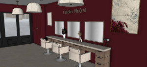 Photo de galerie - Réalisation d’une conception décoratif pour un salon de coiffure