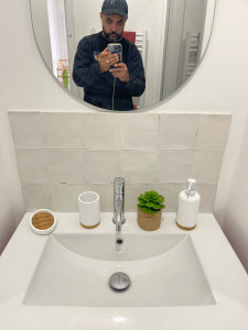 Photo de galerie - Pose meuble et carrelage sub