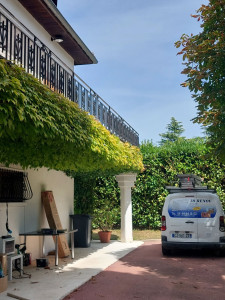 Photo de galerie - Réalisation de peinture fer forge. 