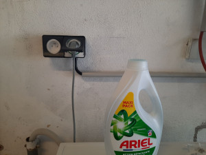 Photo de galerie - Création de deux circuits électriques spécialisés dans un GARAGE , LAVE LINGE et CONGÉLATEUR  avec ses disjoncteurs AUTOMATIQUES associés 

Prise de courant apparente magnifique, esthétique  de SCHNEIDER ELECTRIC

Suivant NORME NF C 15100