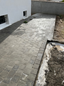 Photo de galerie - Pose pavé extérieur