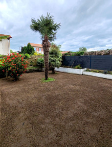 Photo de galerie - Préparation terrain pour engazonnement 