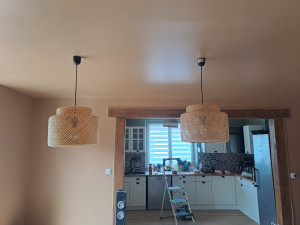 Photo de galerie - Installation de sample lustre...