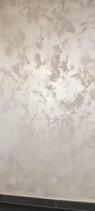 Photo de galerie - Décor peinture sablé 