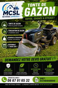 Photo de galerie - Bonjour, je suis disponible avec mon tracteur tondeuse pour tondre vos terrains. Merci de me contacter.