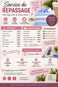 Photo de galerie - Tarifs proposés 