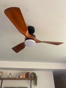 Photo de galerie - Installation d’un ventilateur de plafond (Leroy Merlin)