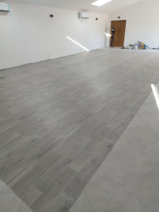 Photo de galerie - Pause revêtement de sole en matière sol souple.