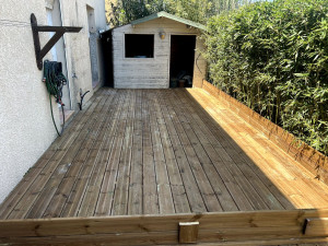 Photo de galerie - Installation de terrasse  bois 