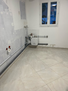 Photo de galerie - Déplacement de la cuisine + rajout d’un petit chauffe-eau