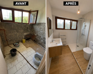 Photo de galerie - Installation salle de bain complète 