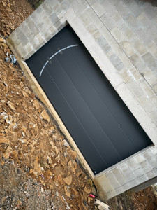 Photo de galerie - Pose de porte de garage sectionnel 