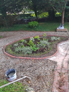 Photo de galerie - Réalisations de bordure en briques 