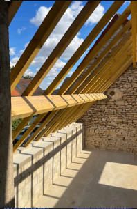 Photo de galerie - Charpente réalisée 