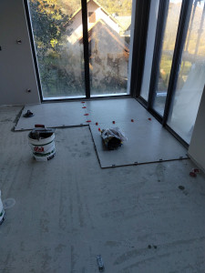 Photo de galerie - Pose de carrelage 120x120