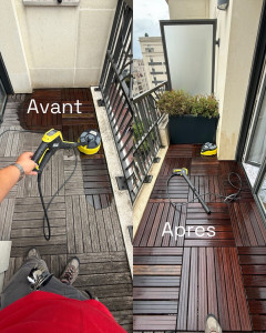 Photo de galerie - Nettoyage, balcon