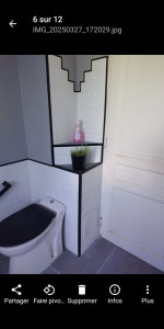 Photo de galerie - Création espace wc

