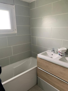 Photo de galerie - Pose de carrelage