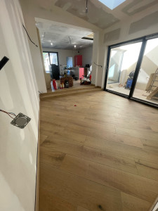 Photo de galerie - Imitation parquet 150x23 en diagonale 