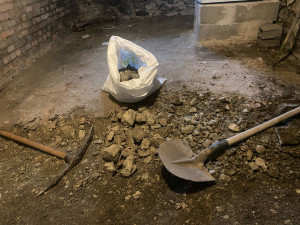 Photo de galerie - Déblayage d’une cave 
