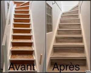 Photo de galerie - Rénovation escalier