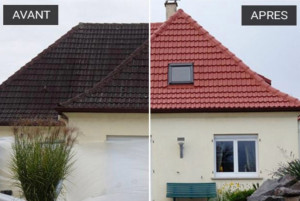 Photo de galerie - Nettoyage toiture
