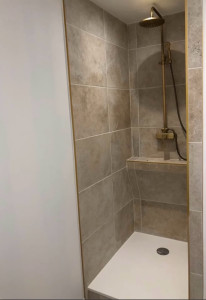 Photo de galerie - Création complète de la douche 