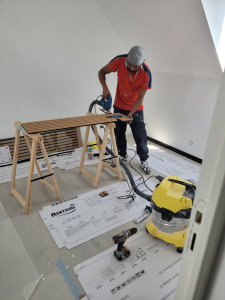 Photo de galerie - Pose de parquet - Revêtement de sol