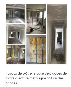 Photo de galerie - Plâtrerie - Murs - Plafonds