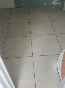 Photo de galerie - Pose de carrelage 