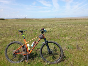 Photo de galerie - Sortie VTT au Mont Saint-Michel 
