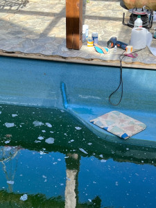 Photo de galerie - Réparation piscine coque qui s’est fissuré