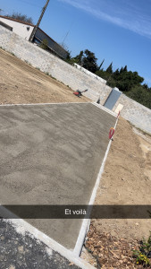 Photo de galerie - Pose bordure en tout genre avec réglage sable stabiliser 