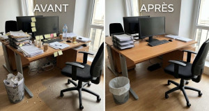 Photo de galerie - Nettoyage de bureaux 