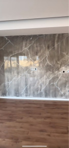 Photo de galerie - Stucco venetian effet marbre