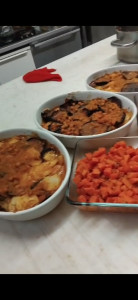 Photo de galerie - Des gratin au pomme de terre et aubergines 