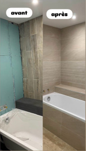 Photo de galerie - Rénovation complète de salle de bain