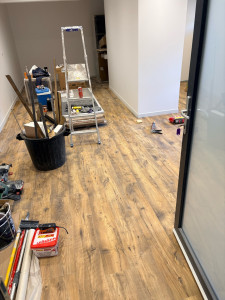 Photo de galerie - Pose de parquet - Revêtement de sol