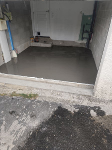 Photo de galerie - Coulage du ragréage 