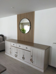 Photo de galerie - Mur déco bois 