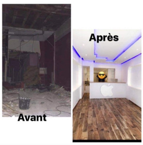 Photo de galerie - Rénovation complète boutique 