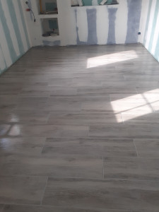 Photo de galerie - Pose d'un carrelage