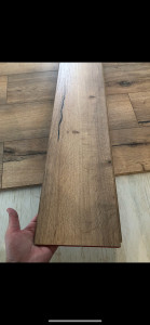 Photo de galerie - Pose d’un magnifique parquet effet bois chêne 