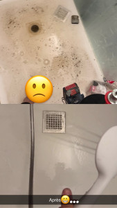 Photo de galerie - Débouchage bac à douche tout type d’évacuation 