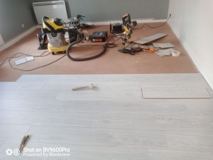 Photo de galerie - Pose de parquet - Revêtement de sol