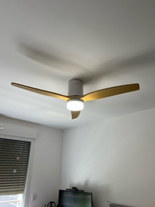 Photo de galerie - Pose ventilateur de plafond